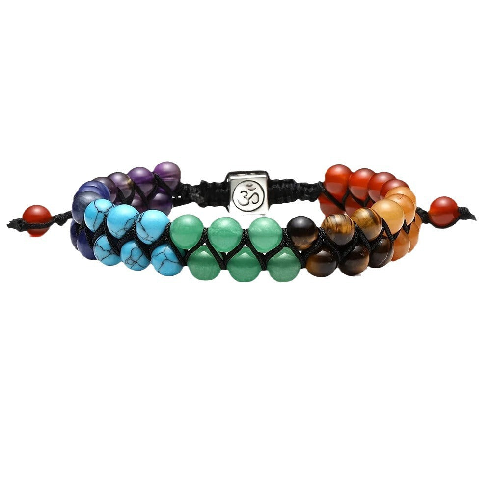 7 Chakra Gemstone Bracelet – Healing Crystals for Energy & Balance - EclipticJew