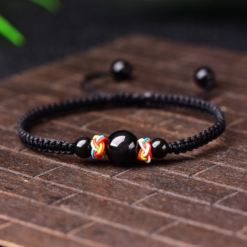 Agate Couple Jewelry Beaded Bracelet Red String - EclipticJewred string