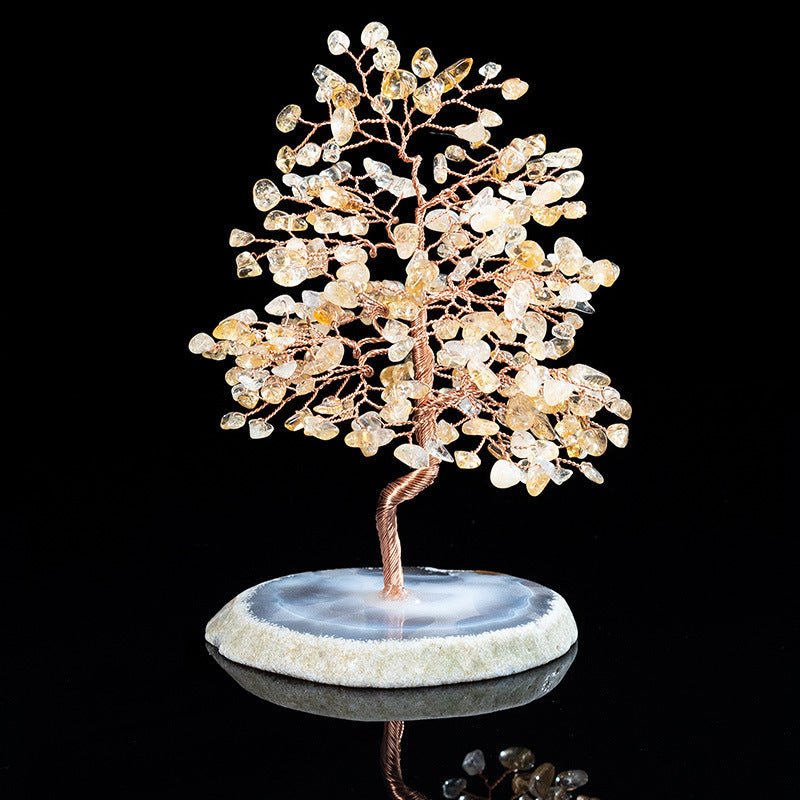 Crystal Lucky Tree Fortune Tree Agate Handmade Crafts2 - EclipticJew