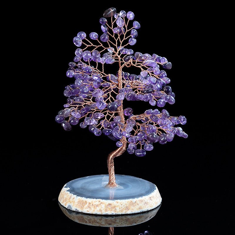Crystal Lucky Tree Fortune Tree Agate Handmade Crafts2 - EclipticJew