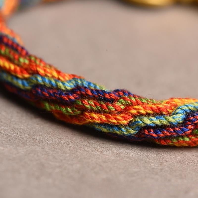 Tibetan Dream Catcher Hand - Woven Bracelet - EclipticJewnewtrend