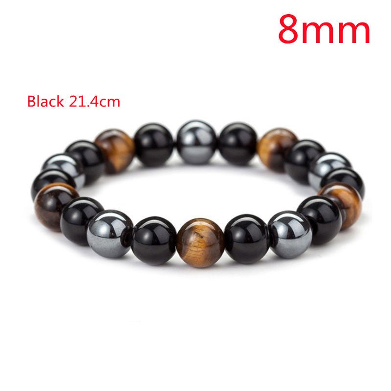 Tiger Eye Stone Bracelet Natural Stone Bracelet - EclipticJew
