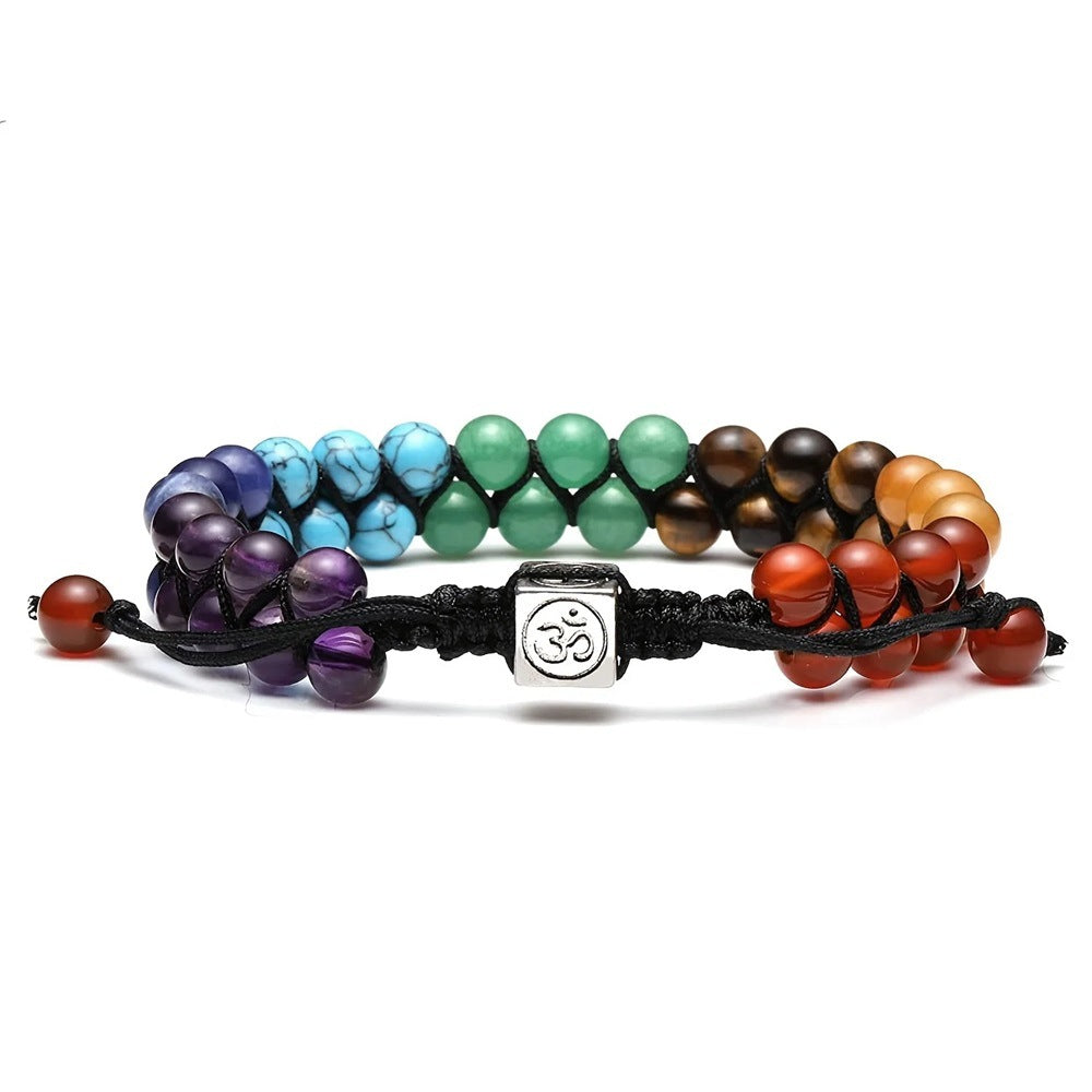 7 Chakra Gemstone Bracelet – Healing Crystals for Energy & Balance - EclipticJew