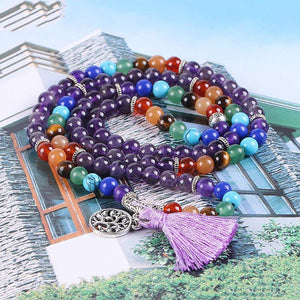 7 Chakra double healing bracelet - EclipticJew