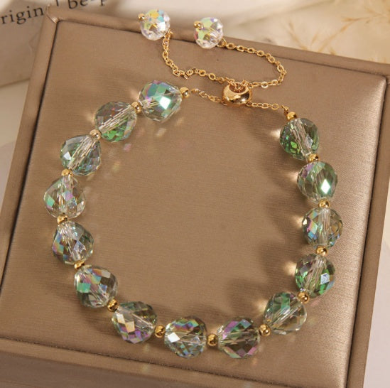 Golden Glow Citrine Crystal Bracelet - EclipticJew