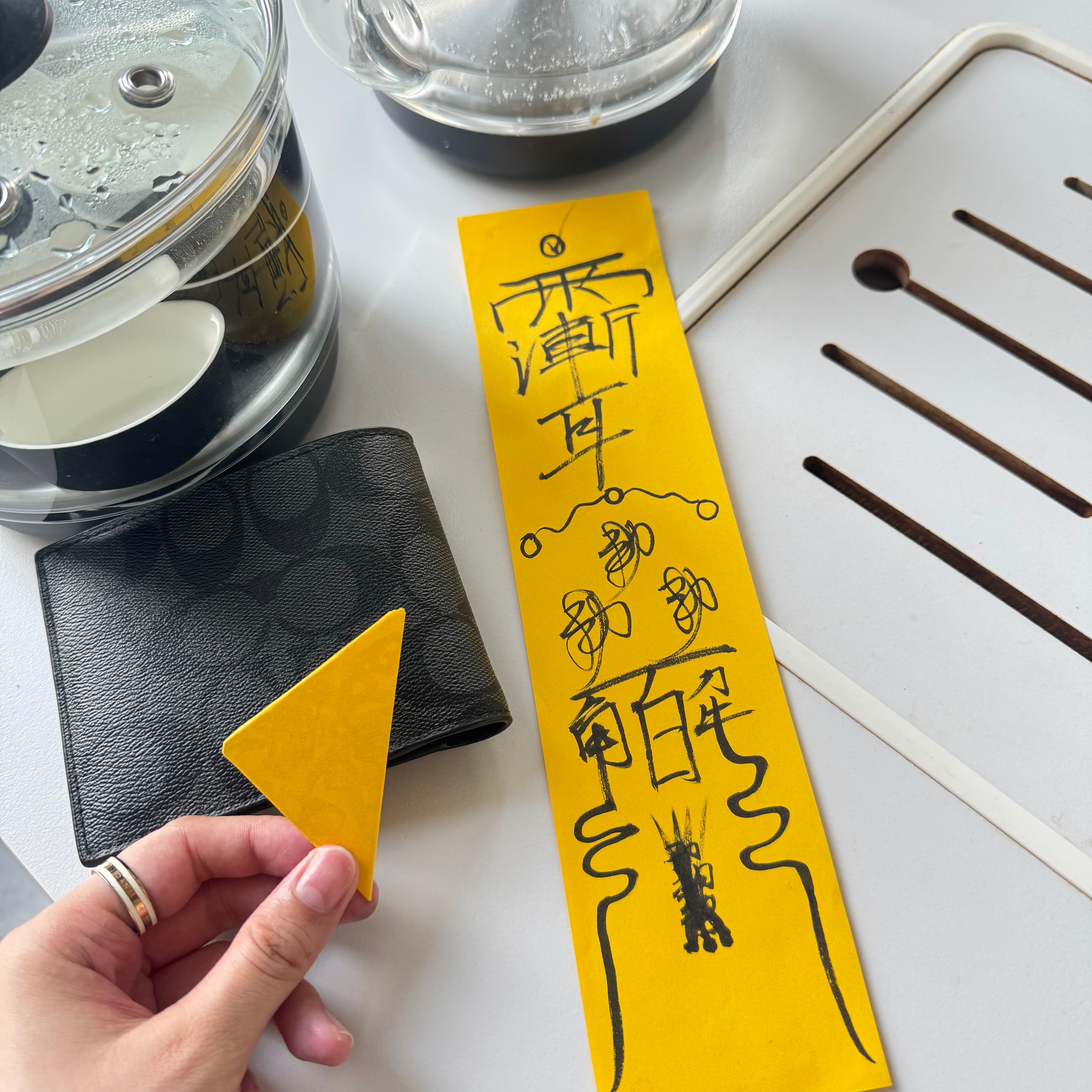 Custom Taoist Peace Talisman | Hand-Drawn Fu Amulet 7×30cm | Personalized Birth Time Blessing, Spiritual Protection EclipticJew