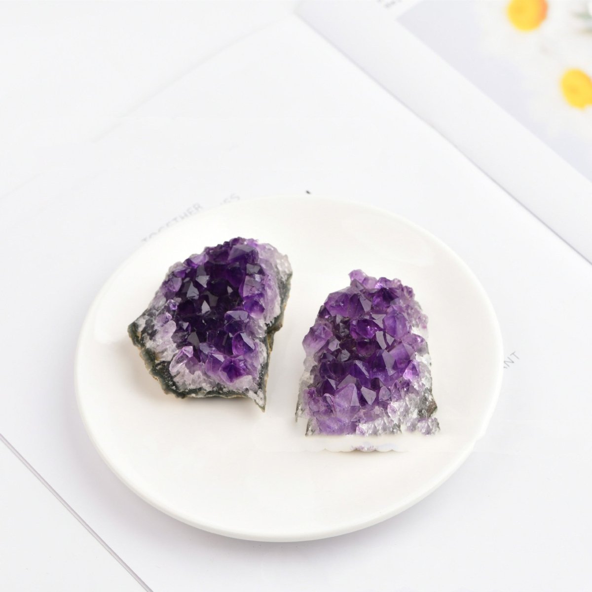 Natural Amethyst Protolith Amethyst Cluster - EclipticJew