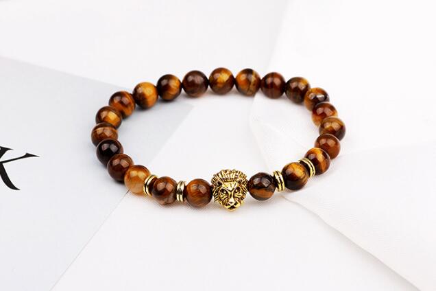 Power Stone Lion Bracelet - EclipticJew