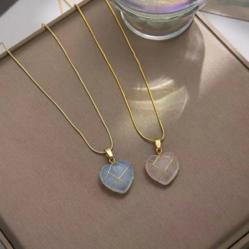 Princess Moonstone Pendant Necklace - Enchanted Love Jewelry - EclipticJew