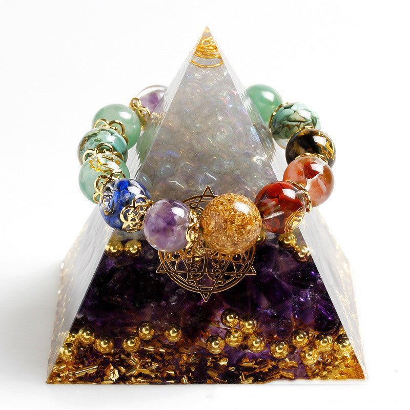 Seven Chakra Organ Bracelet Healing Energy Bracelet Crystal Bracelet - EclipticJew
